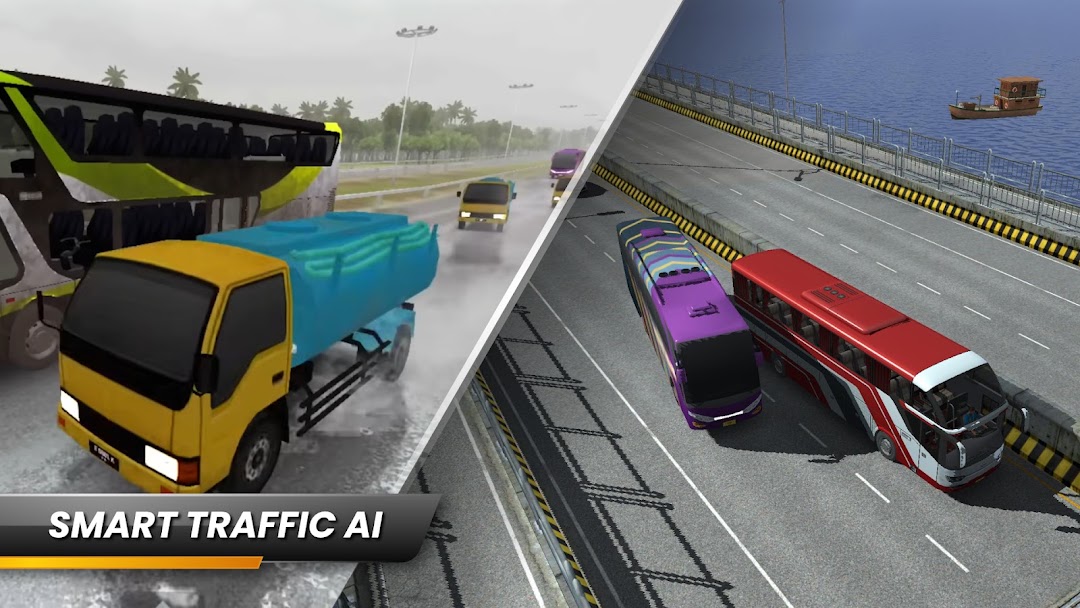 Bus Simulator Indonesia mod apk screenshot 6