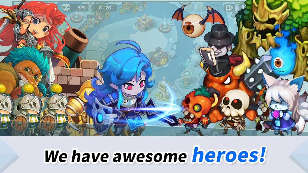 Hero Defense King Plus : TD mod apk screenshot 3