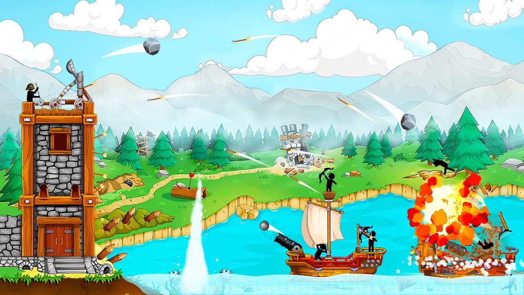 The Catapult: Stickman Pirates mod apk screenshot 6