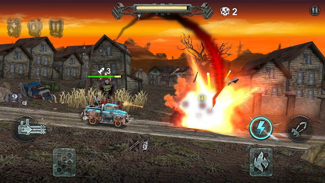 Dead Paradise Car Race Shooter mod apk screenshot 8