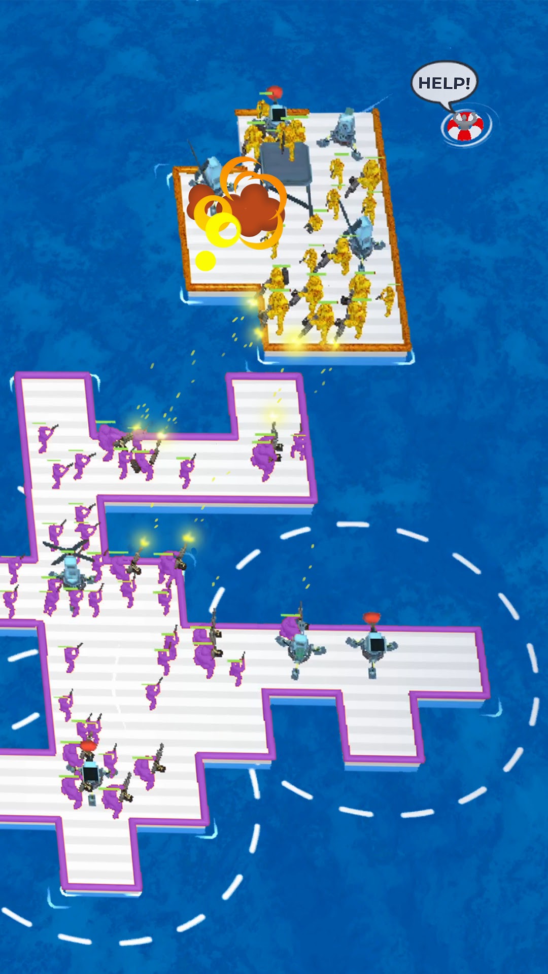 War of Rafts: Crazy Sea Battle mod apk screenshot 7