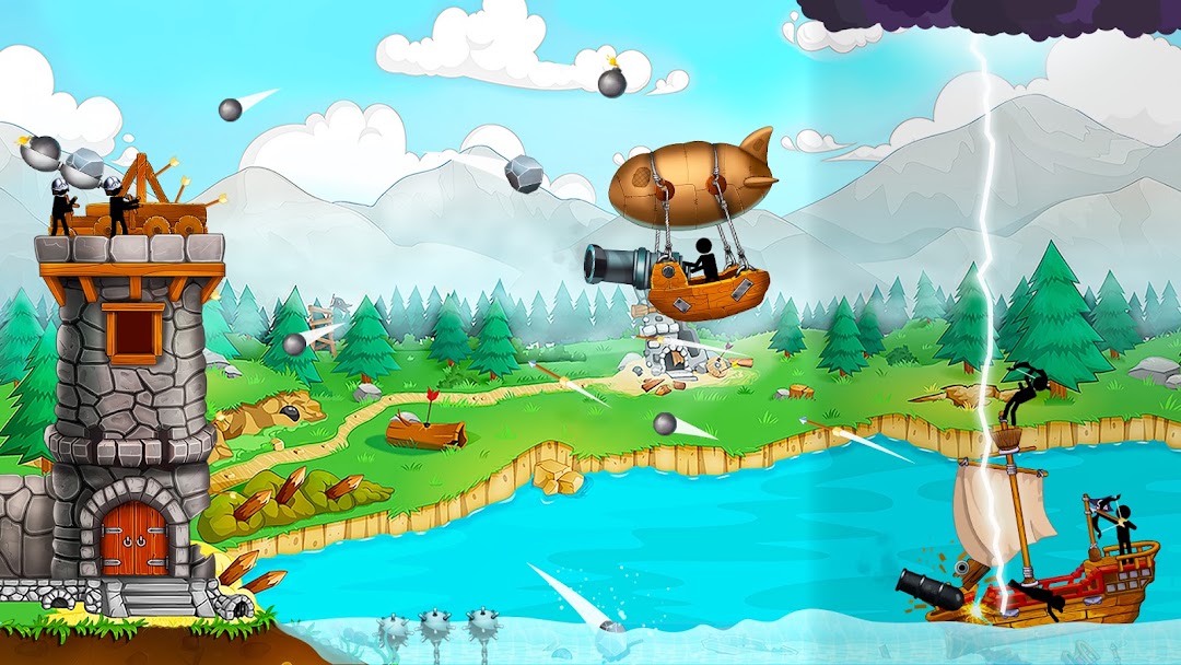 The Catapult: Stickman Pirates mod apk screenshot 3
