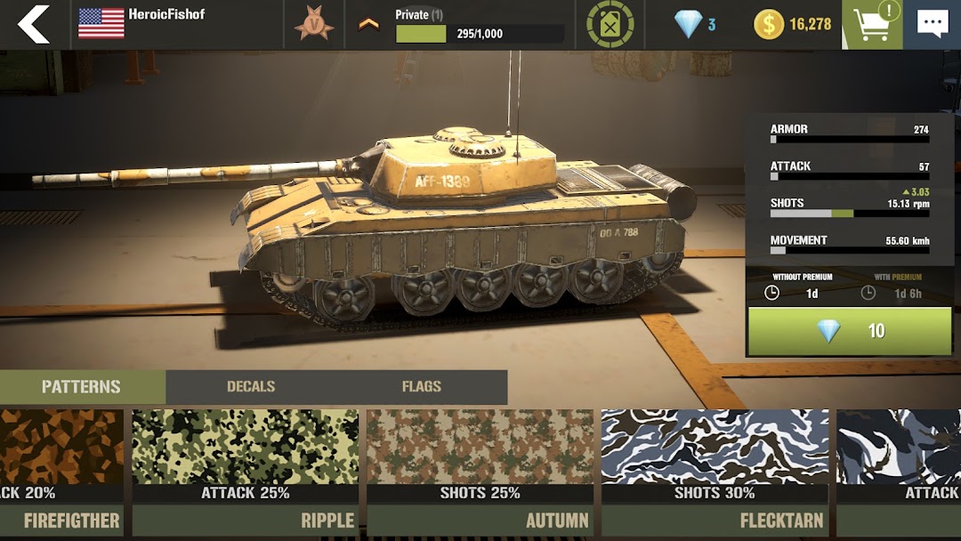 War Machines：Tanks Battle Game mod apk screenshot 4