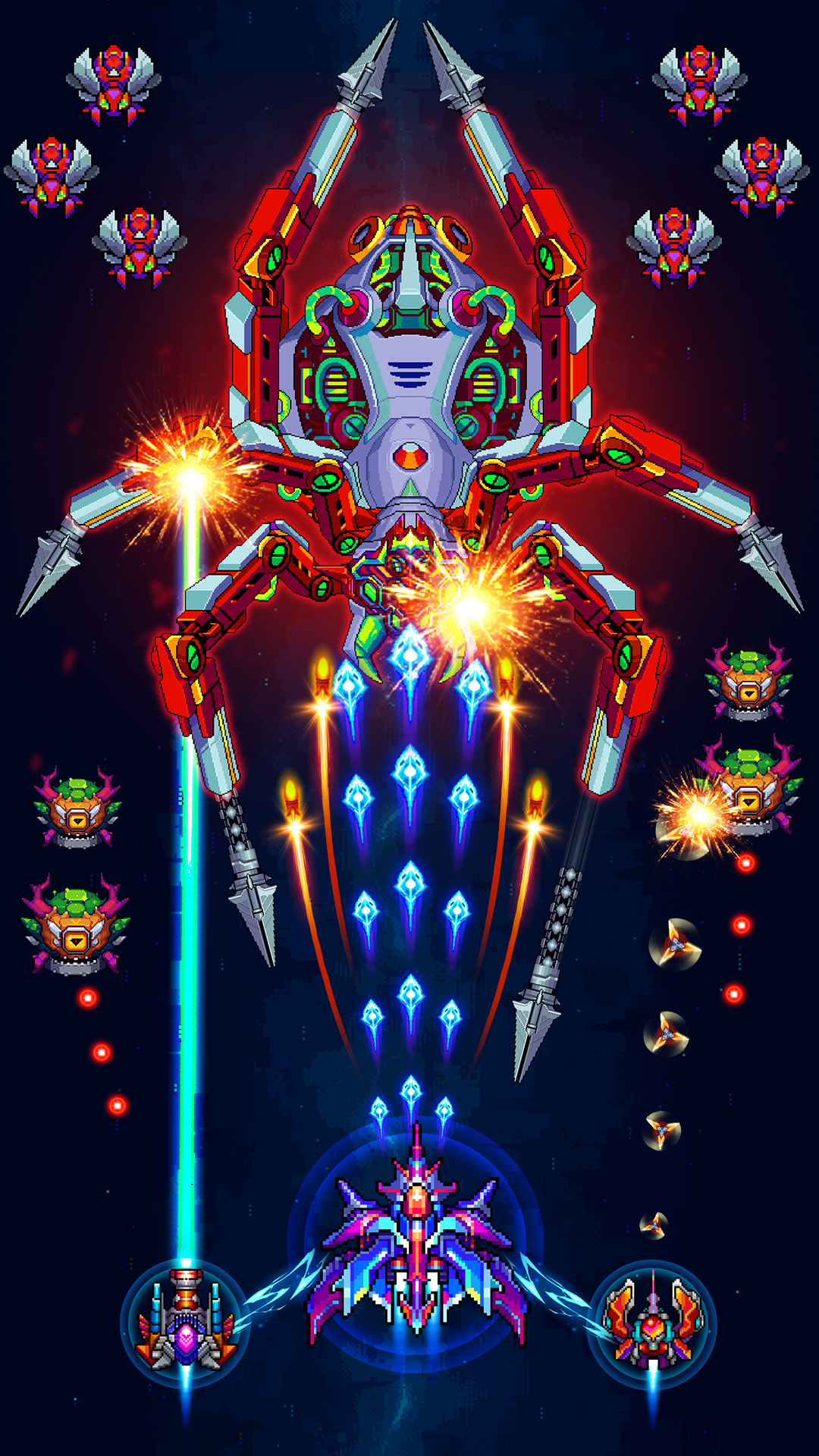 Galaxiga: Galaxy Arcade Game mod apk screenshot 3
