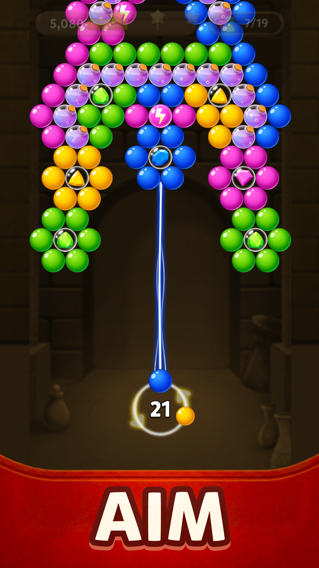 Bubble Pop Origin! Puzzle Game mod apk screenshot 1
