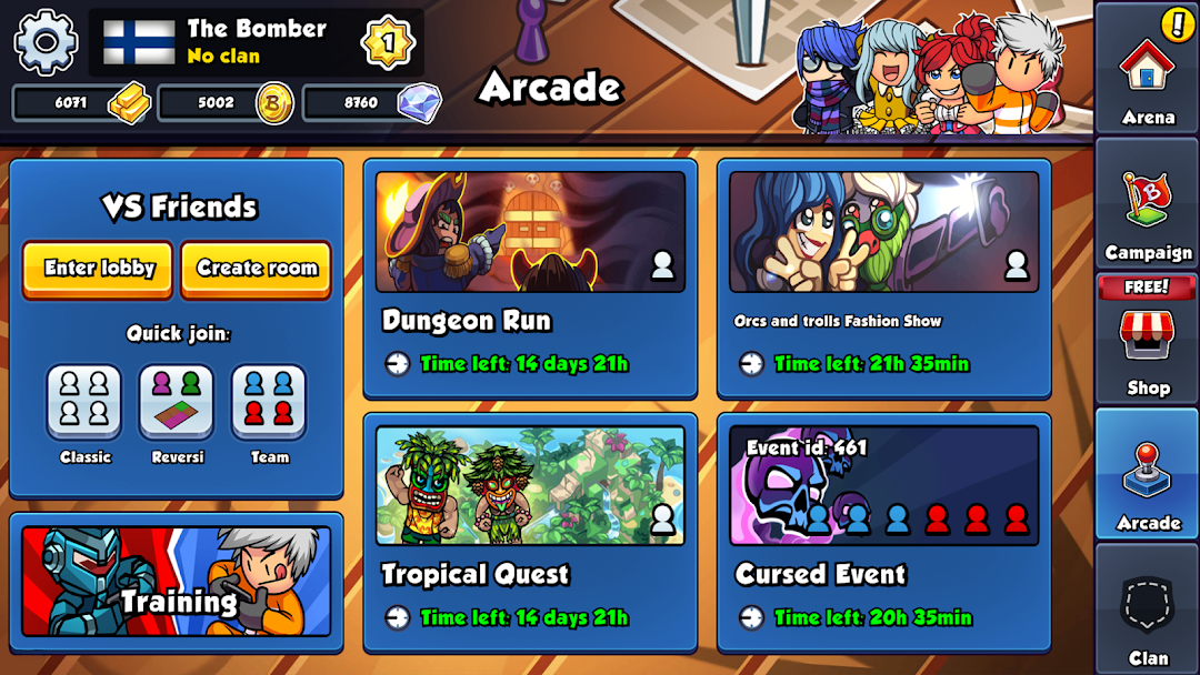 Bomber Friends mod apk screenshot 6