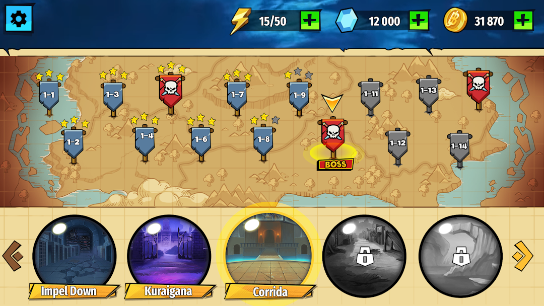 Stickman Pirates Fight mod apk screenshot 4
