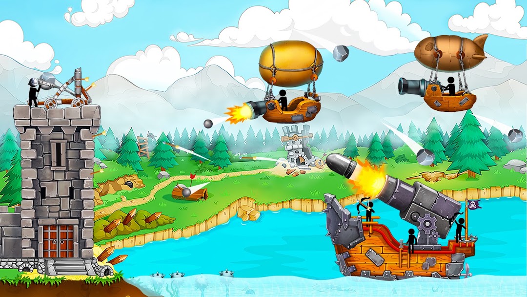 The Catapult: Stickman Pirates mod apk screenshot 7