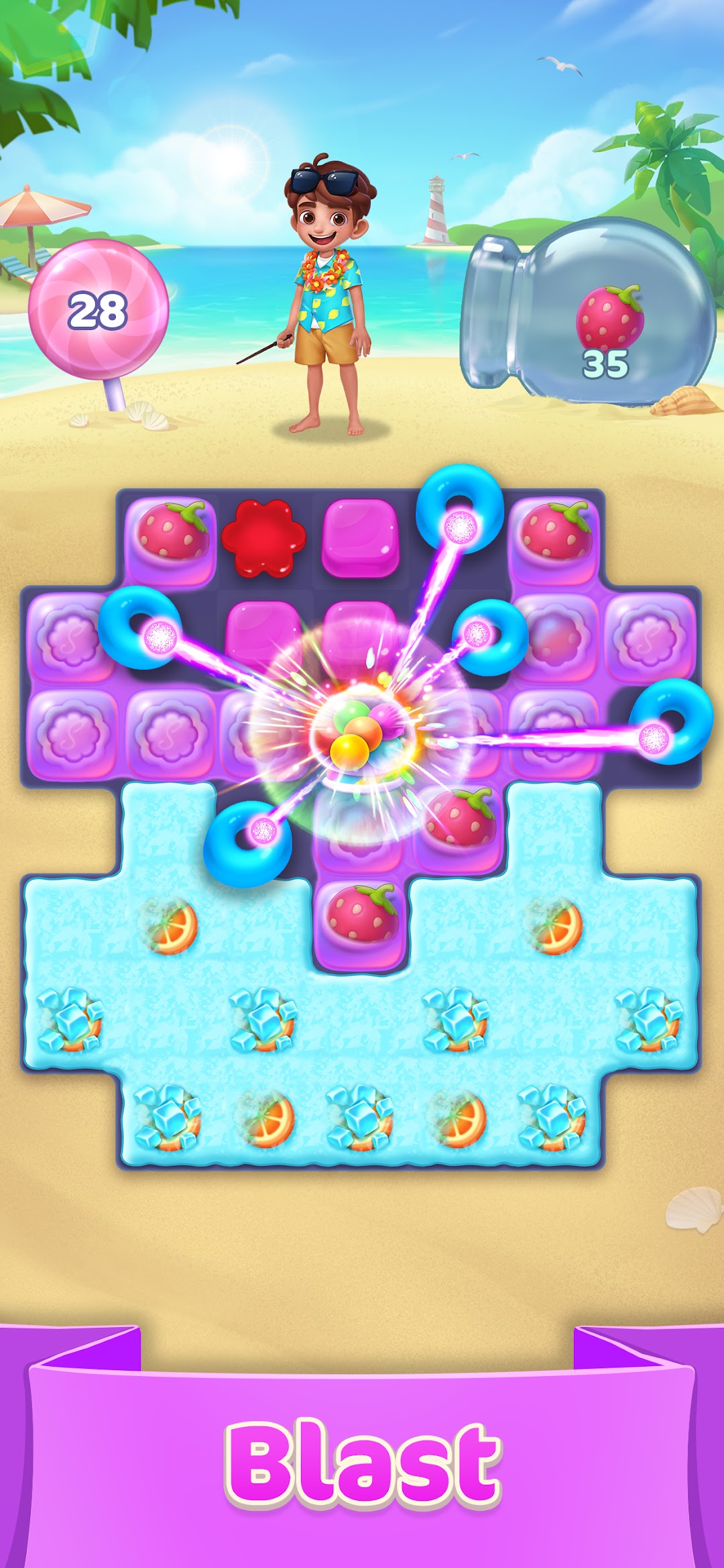 Jellipop Match mod apk screenshot 4