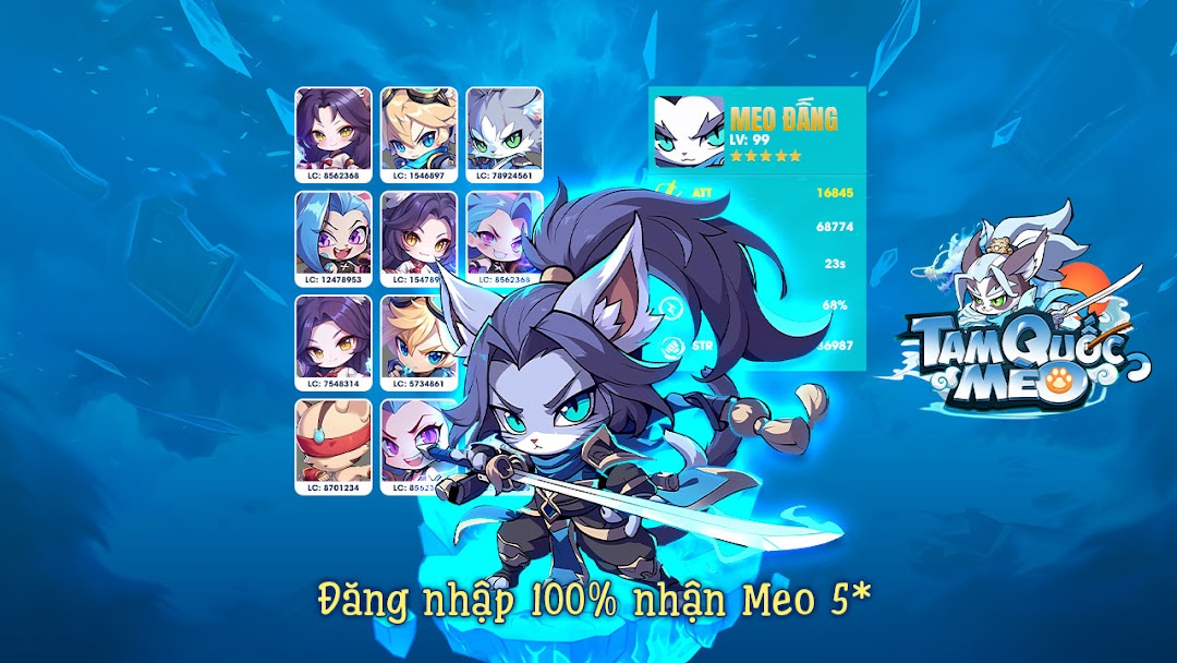 Tam Quốc Mèo mod apk screenshot 3