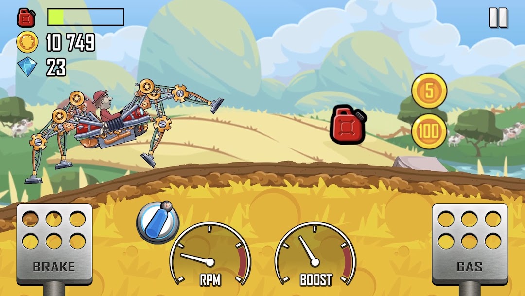 Hill Climb Racing mod apk screenshot 2