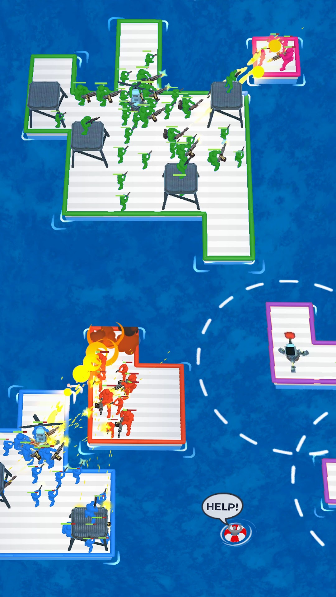 War of Rafts: Crazy Sea Battle mod apk screenshot 6