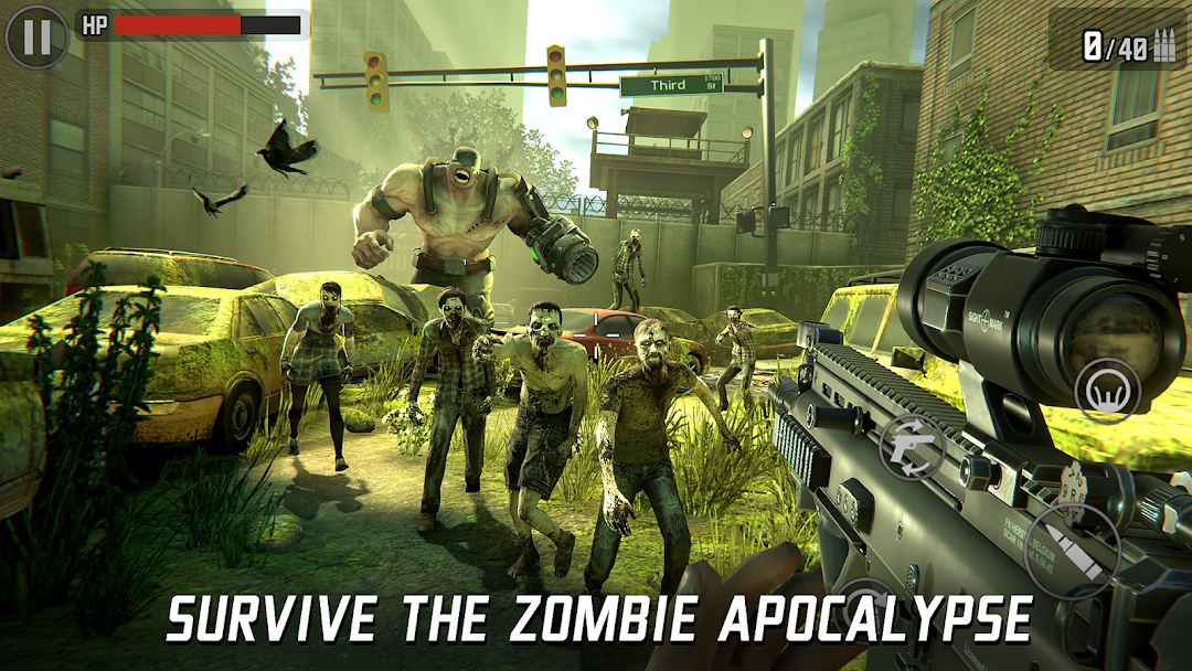Zombie Sniper War 3 - Fire FPS mod apk screenshot 3