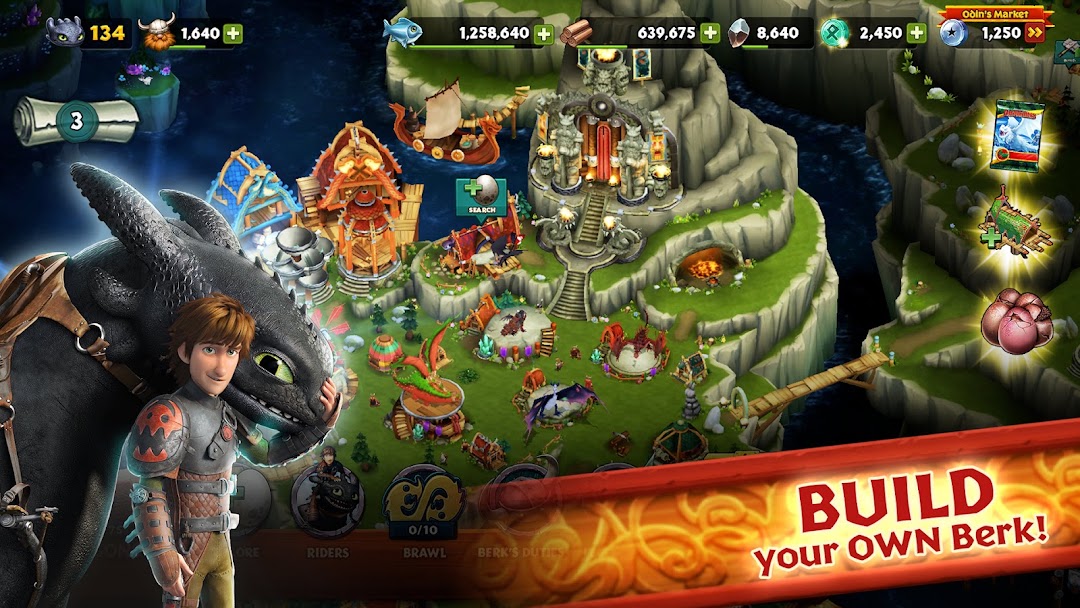 Dragons: Rise of Berk mod apk screenshot 1