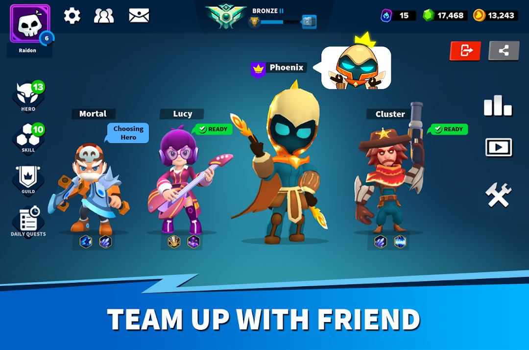 Heroes Strike - Battle Royale mod apk screenshot 3