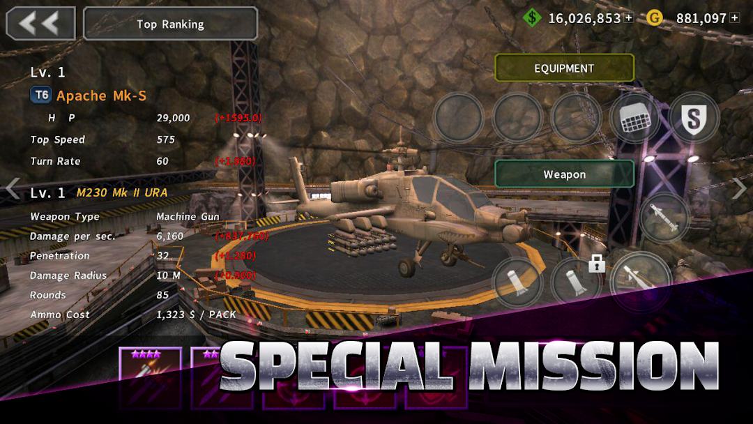 GUNSHIP BATTLE: Helicopter 3D mod apk screenshot 3