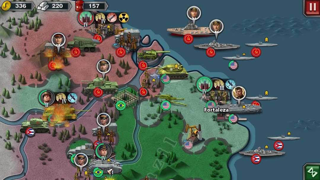 World Conqueror 3-WW2 Strategy mod apk screenshot 1