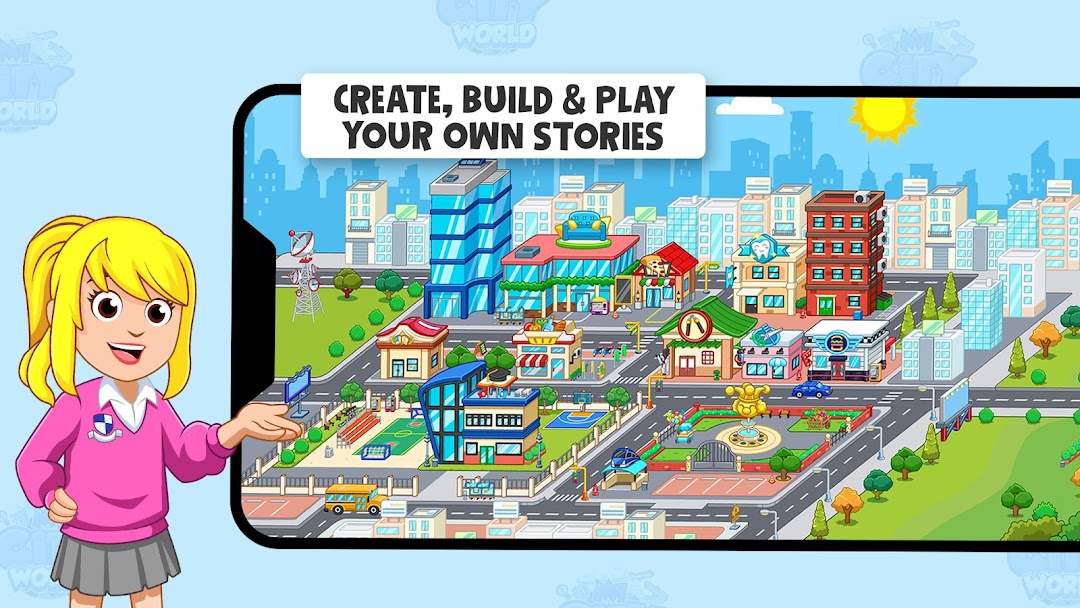 My Town World - Mega Doll City mod apk screenshot 3