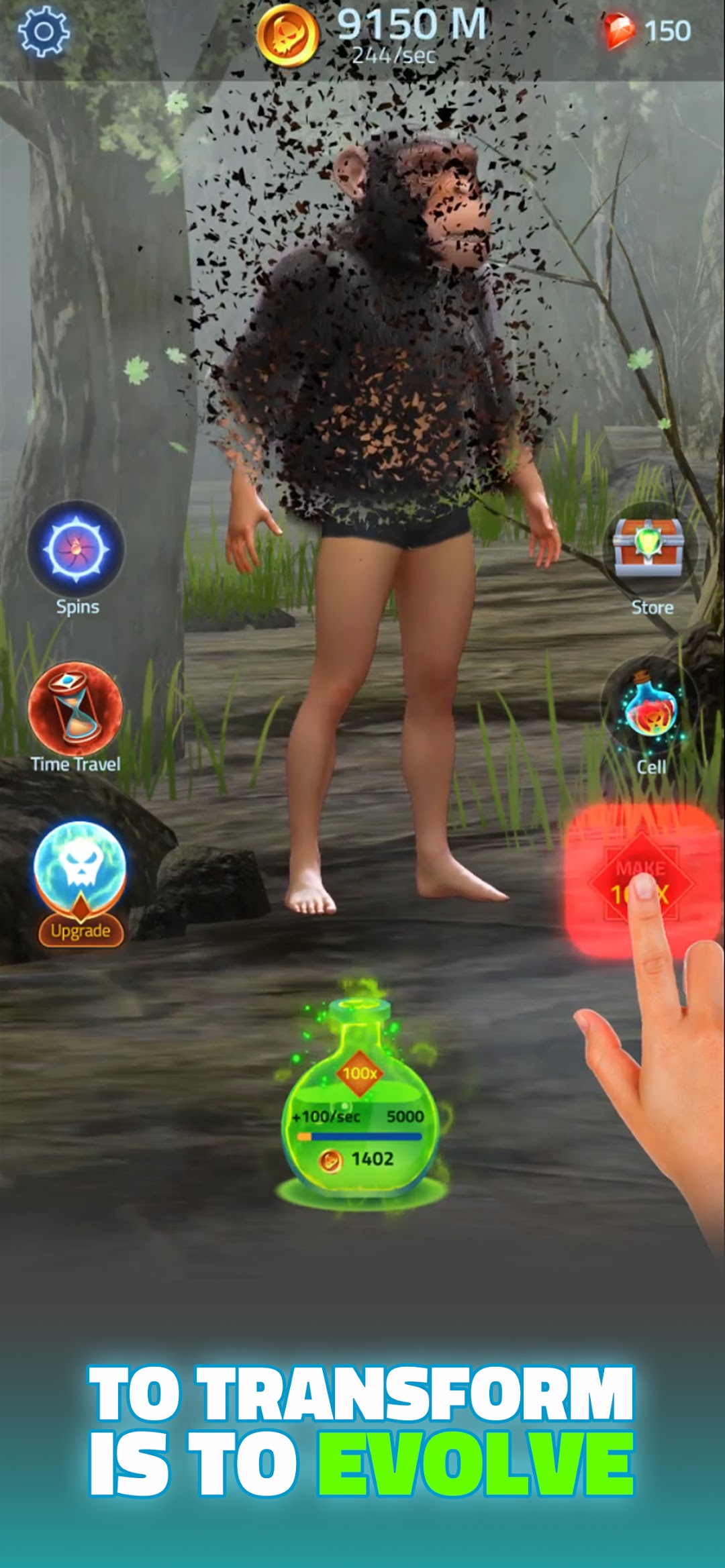 Idle Transformation mod apk screenshot 2