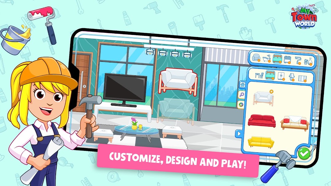 My Town World - Mega Doll City mod apk screenshot 2