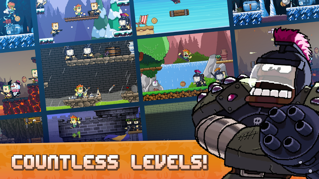 Dan the Man: Action Platformer mod apk screenshot 2