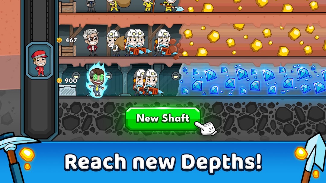 Idle Miner Tycoon: Gold Games mod apk screenshot 7