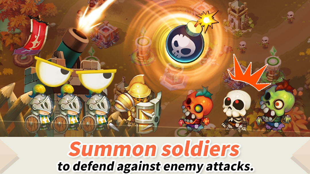 Hero Defense King Plus : TD mod apk screenshot 2