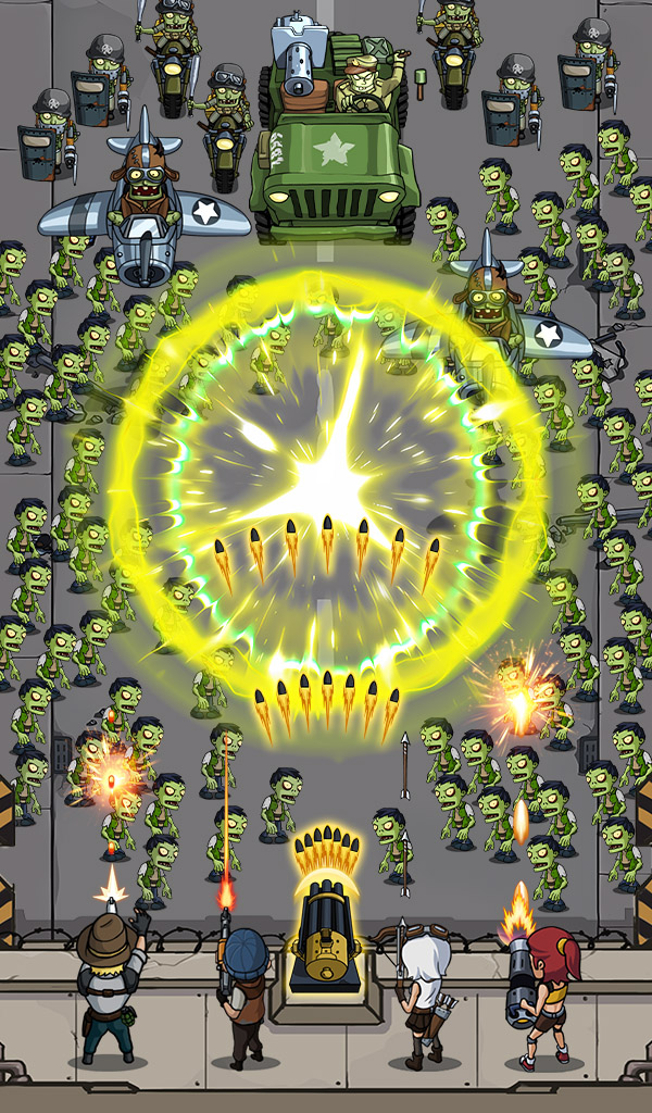 Zombie War Idle Defense Game mod apk screenshot 7