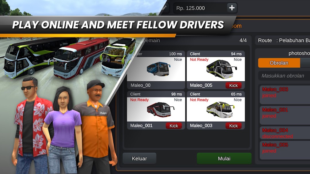 Bus Simulator Indonesia mod apk screenshot 8