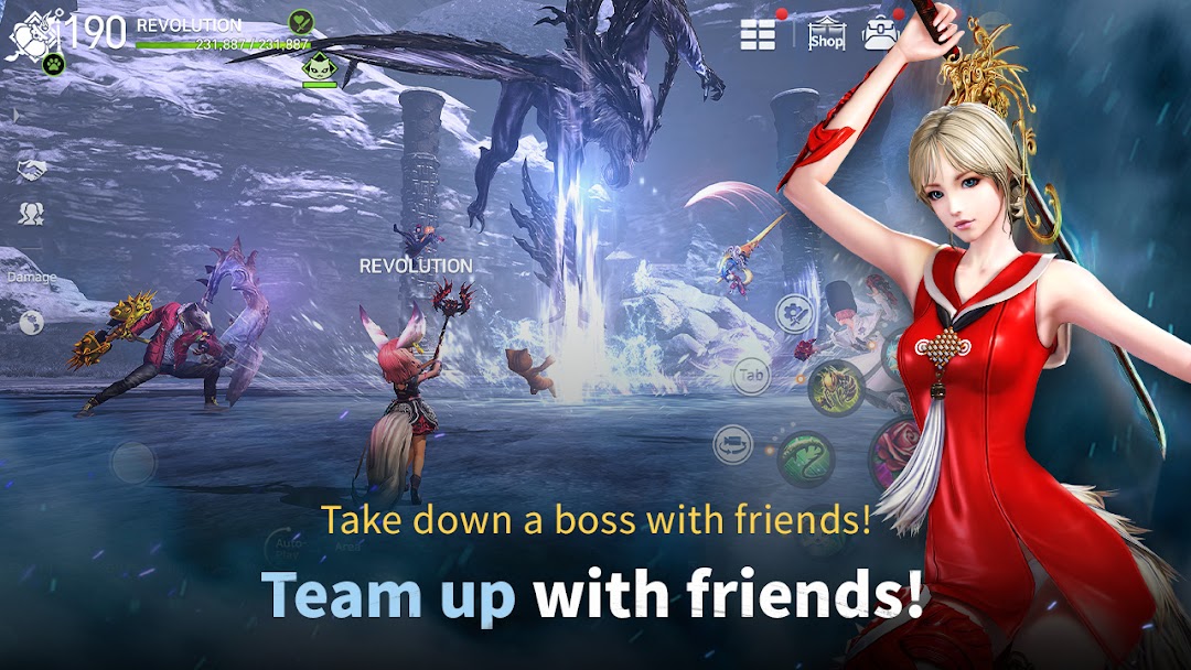 Blade&Soul Revolution mod apk screenshot 3