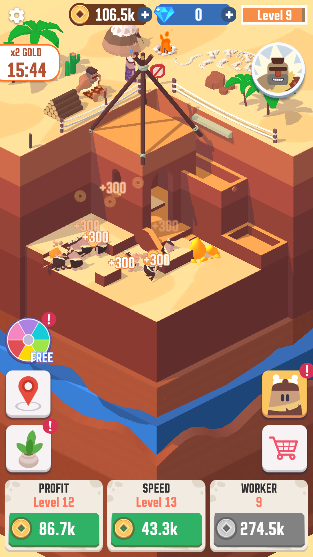 Idle Digging mod apk screenshot 2