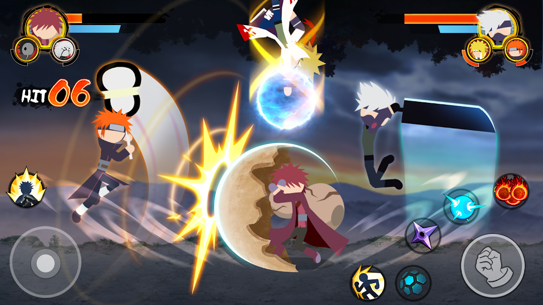 Stickman Ninja 3v3 Battle mod apk screenshot 3
