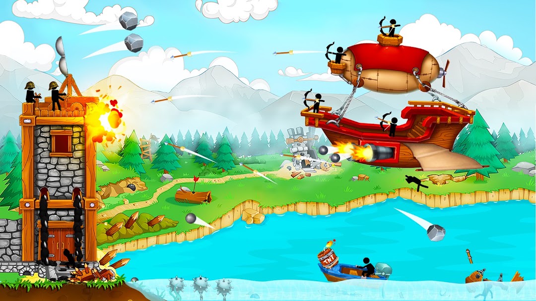 The Catapult: Stickman Pirates mod apk screenshot 2