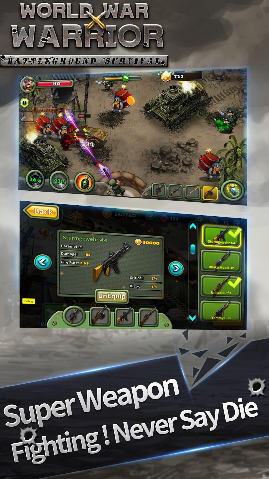 World War Warrior - Survival mod apk screenshot 3
