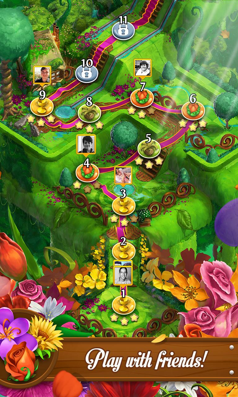 Blossom Blast Saga mod apk screenshot 4