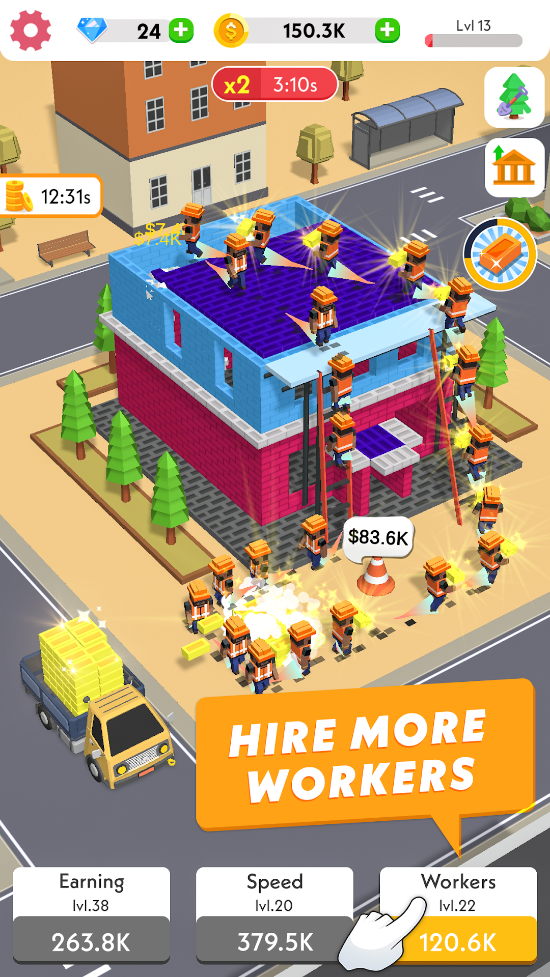 Idle Construction 3D mod apk screenshot 3