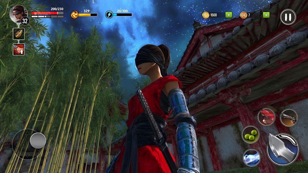 Ninja Ryuko: Shadow Ninja Game mod apk screenshot 2