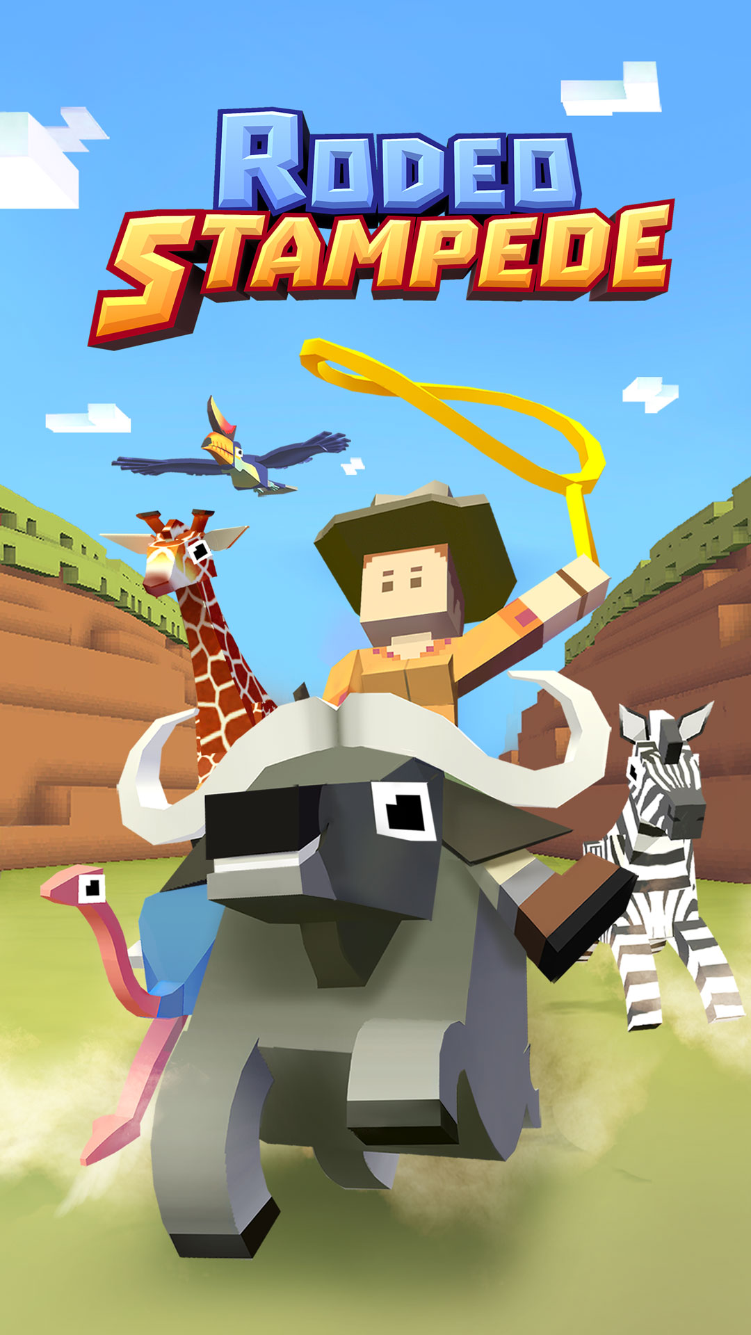 Rodeo Stampede: Sky Zoo Safari mod apk screenshot 1