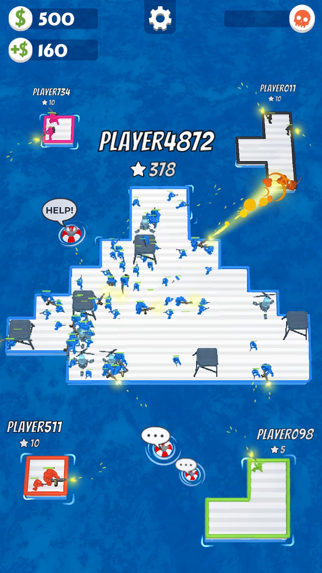 War of Rafts: Crazy Sea Battle mod apk screenshot 8