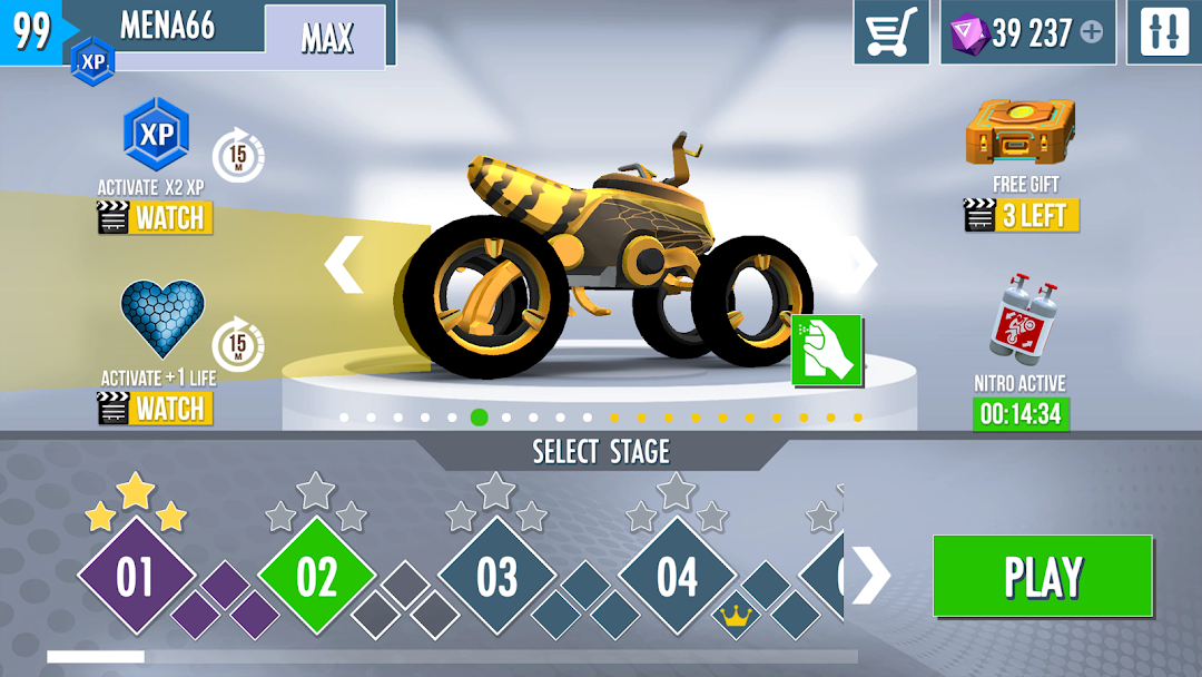 Gravity Rider Zero mod apk screenshot 5