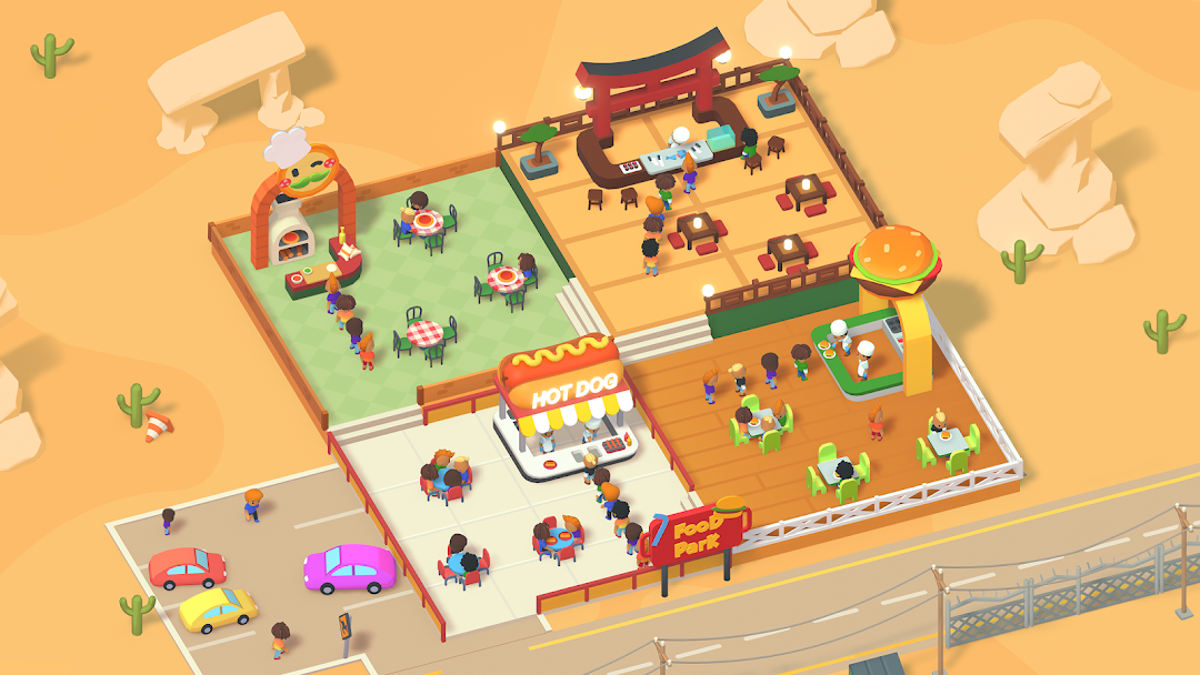 Idle Food Park Tycoon mod apk screenshot 8