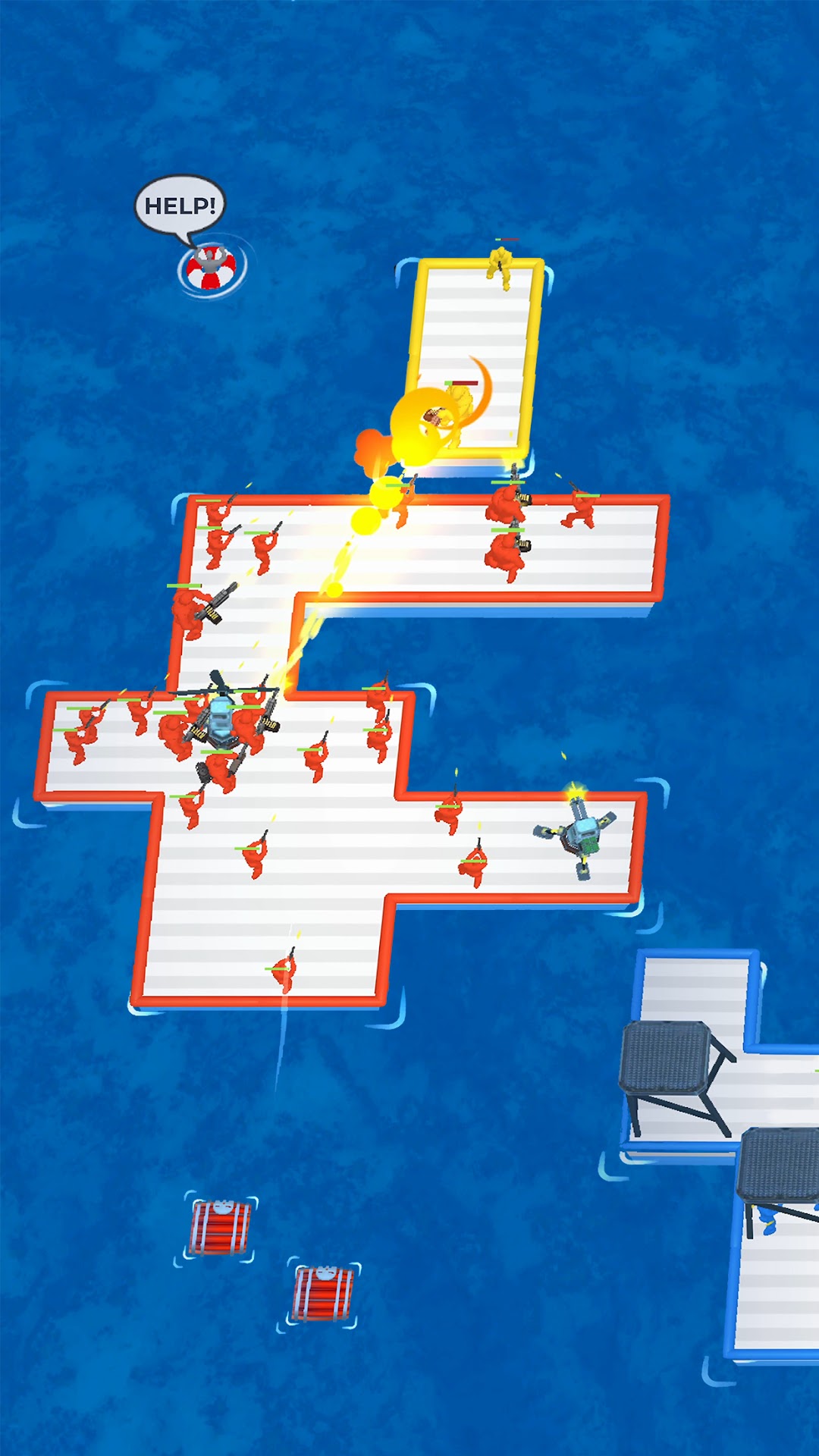 War of Rafts: Crazy Sea Battle mod apk screenshot 5