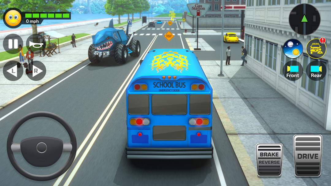 School Bus Simulator Driving mod apk screenshot 4