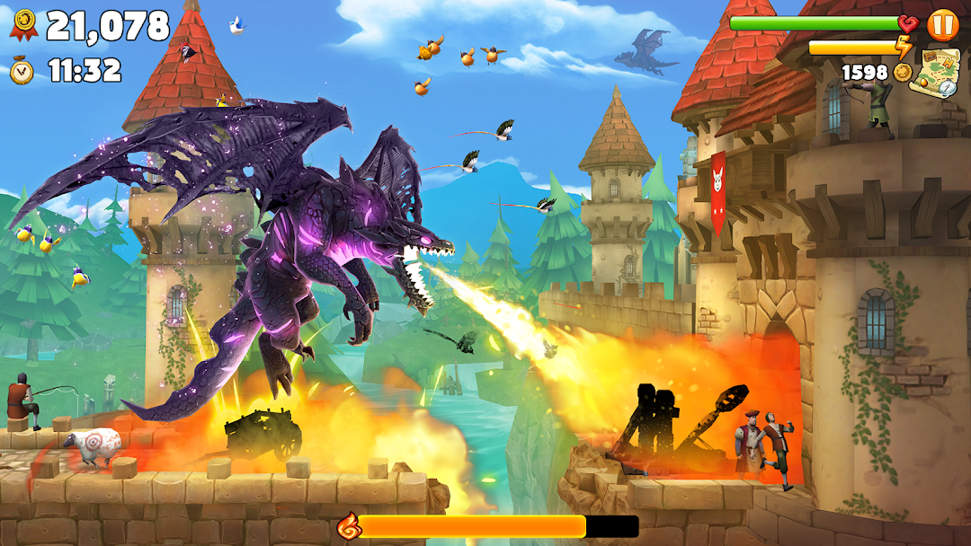 Hungry Dragon: by Hungry Shark mod apk screenshot 1