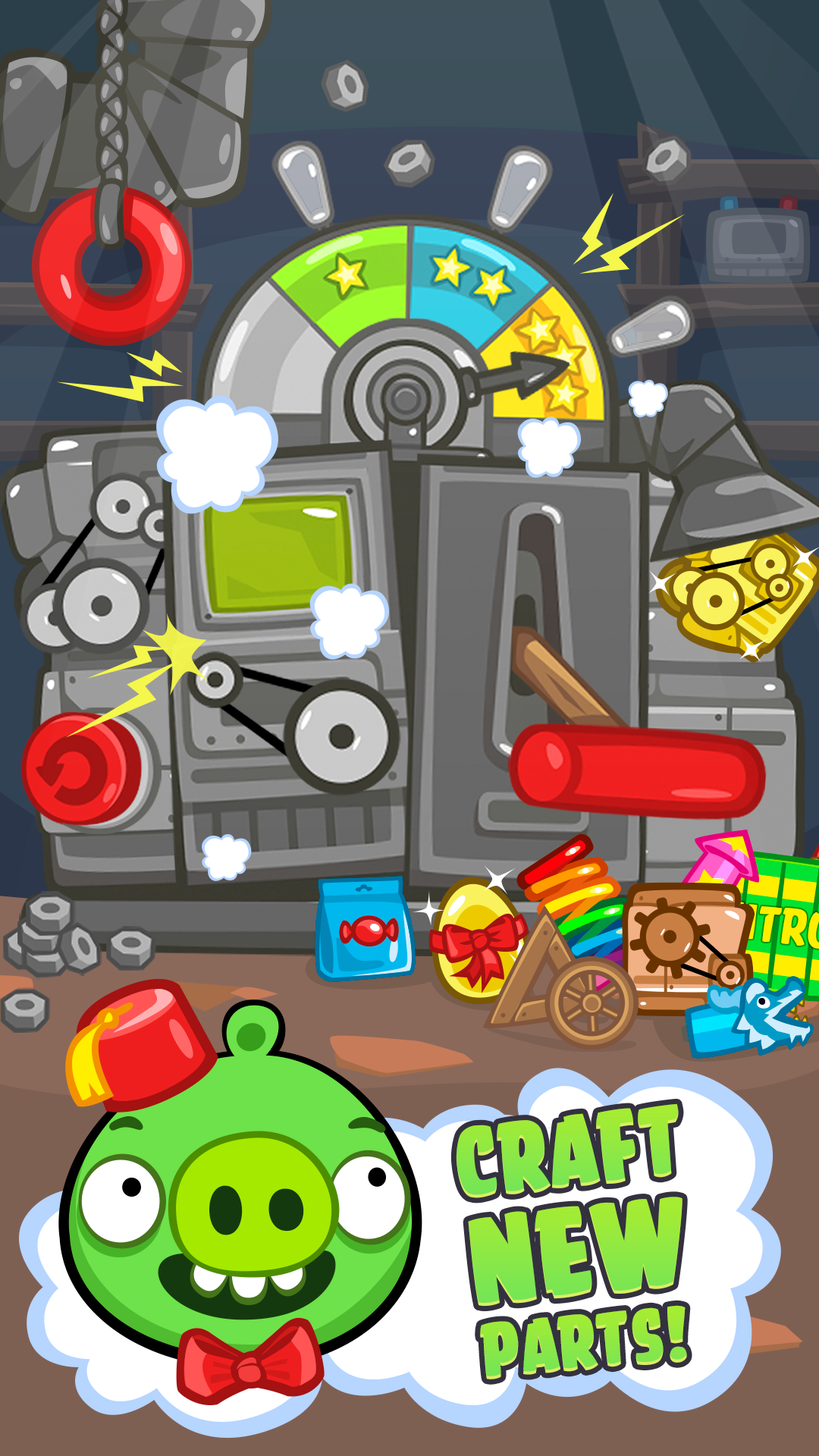 Bad Piggies mod apk screenshot 3
