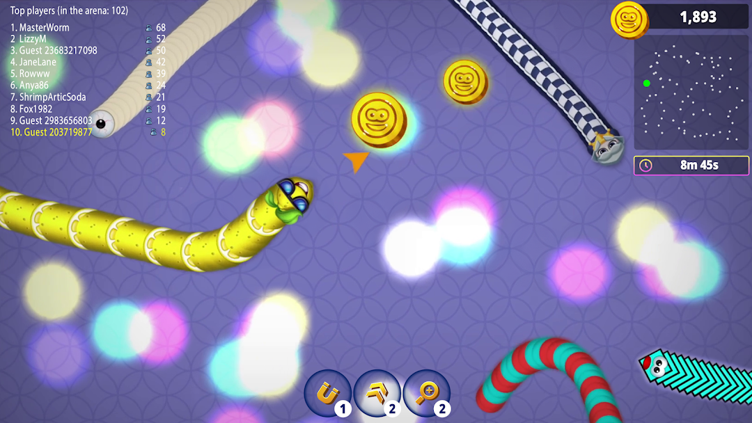 Worms Zone .io - Hungry Snake mod apk screenshot 6