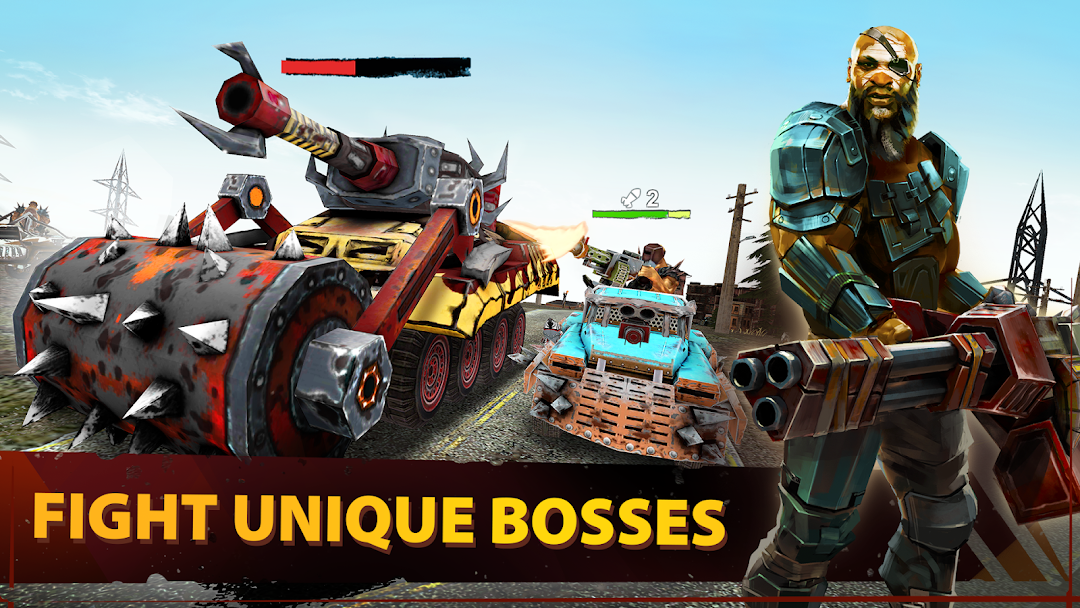 Dead Paradise Car Race Shooter mod apk screenshot 6