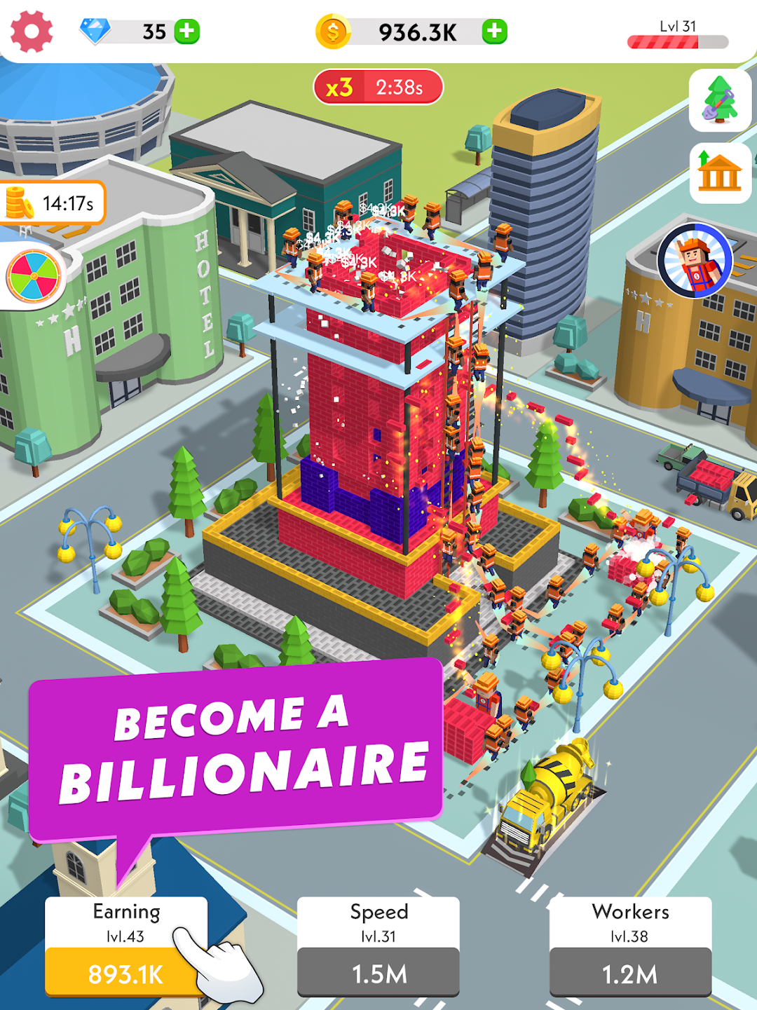 Idle Construction 3D mod apk screenshot 8