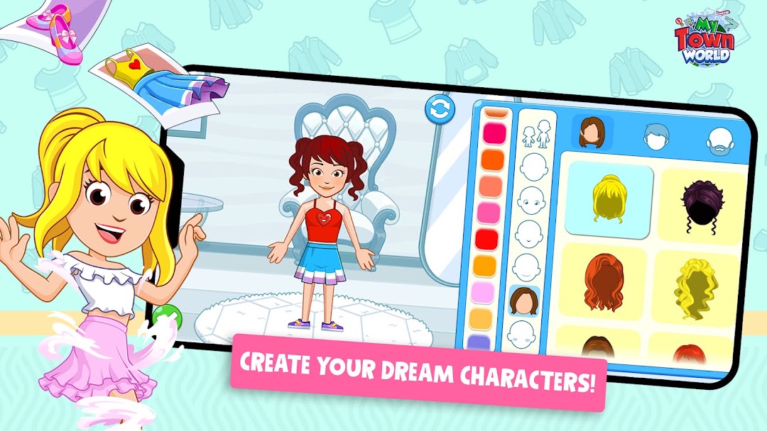 My Town World - Mega Doll City mod apk screenshot 1