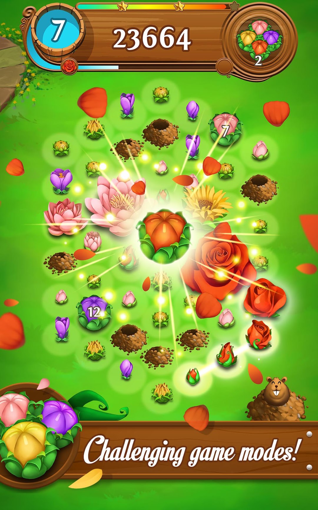 Blossom Blast Saga mod apk screenshot 8